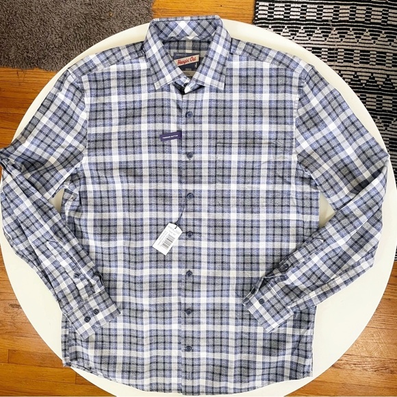 Johnnie-O Bernard Lightweight Plaid Flannel Button Shirt Men’s Size Small New - Picture 2 of 9